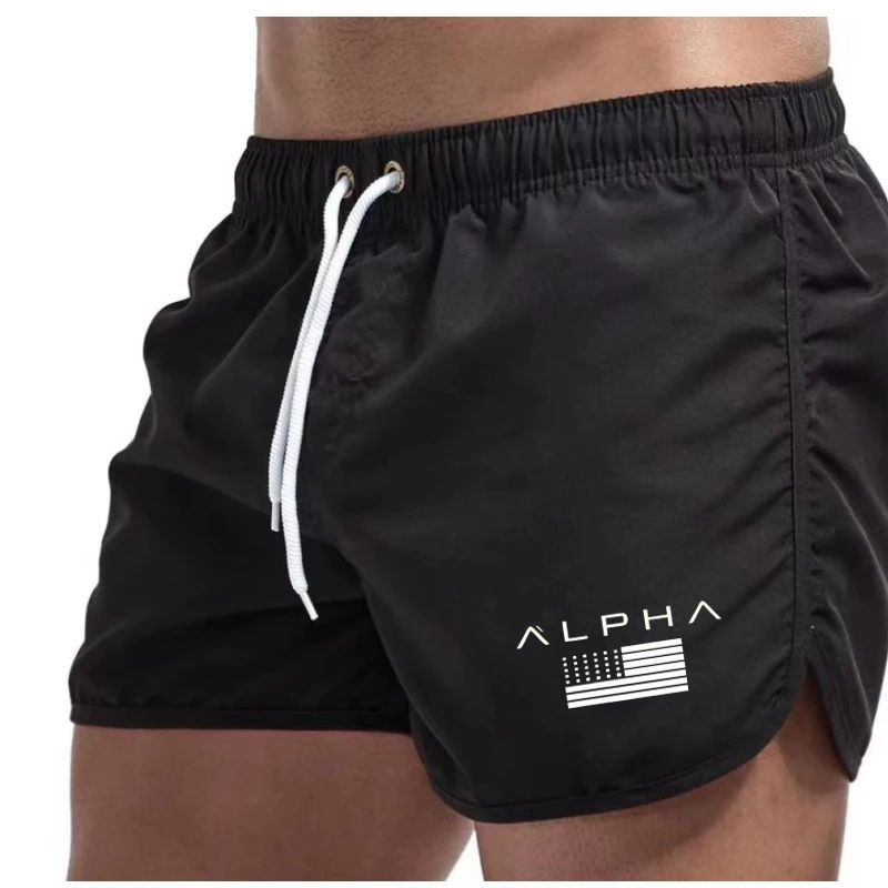 Men'S Summer Surf Shorts Quick Dry Printed Beach Running Casual Pants Lightweight Swimming Board