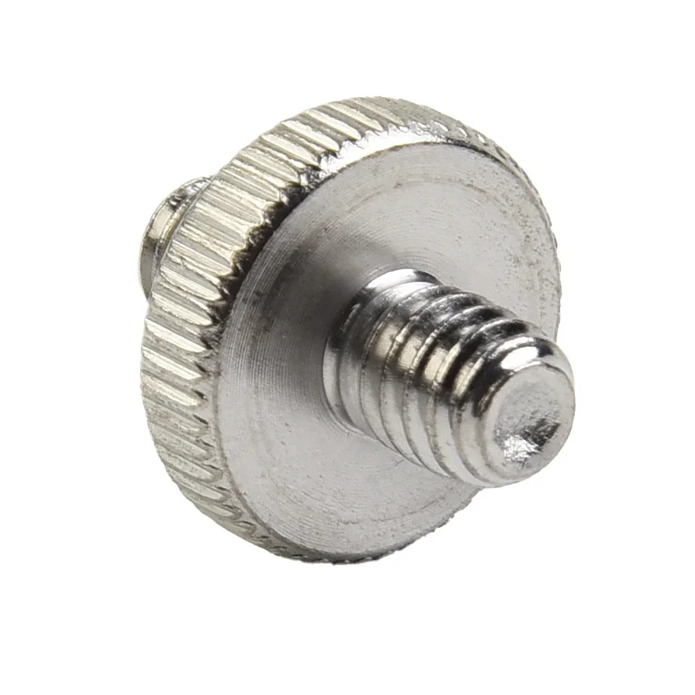 Macho para macho adaptador de parafuso para câmera tripé Stand, liga de alumínio, acessórios da câmera, 1 em, 4in, 3 em, 8in, 19mm Comprimento
