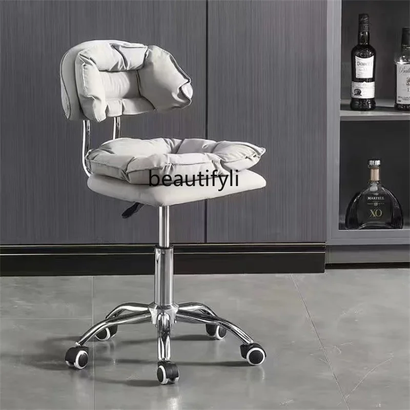 Manicurist care rotating pulley lifting computer beauty stool bar chair