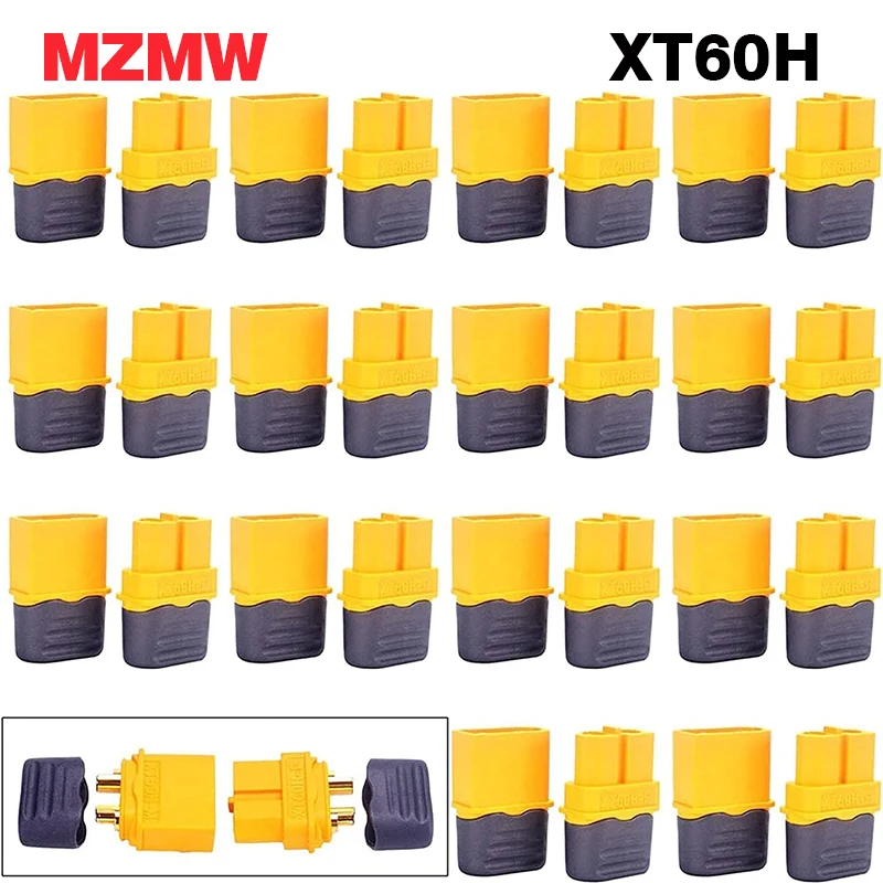 

MZMW 5 пар 10 пар XT60H штекер-мама с крышкой, модернизированный для RC Lipo аккумуляторных автомобилей, fpv-дронов, радиоуправляемых дронов, самолетов