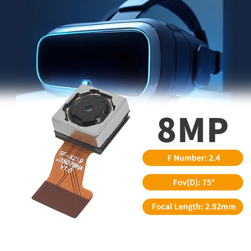 China Manufacturers IMX219 Sensor Camera Modules  M12 MIPI CSI Auto Focus CMOS 8MP 1080P UAV Camera Module for Raspberry Pi V2