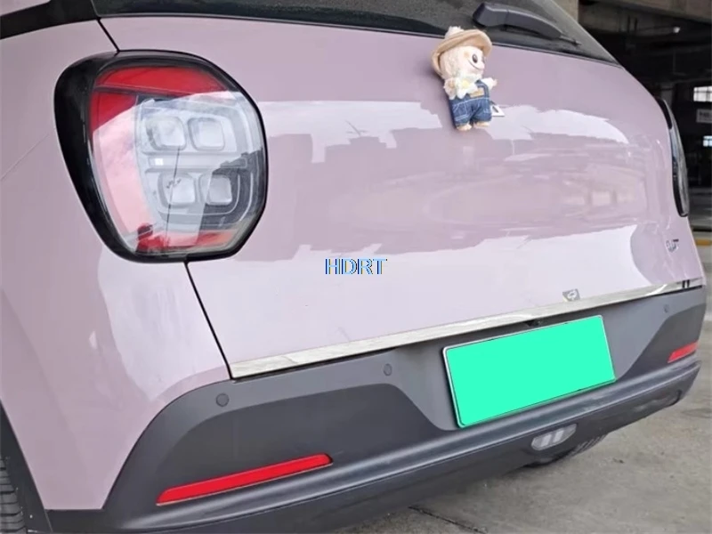 For GAC Aion UT 2025 + Car Styling Rear Trunk Tail Door Trim Body Kit Cover Protector Decoration Accessories Exterior Sticker