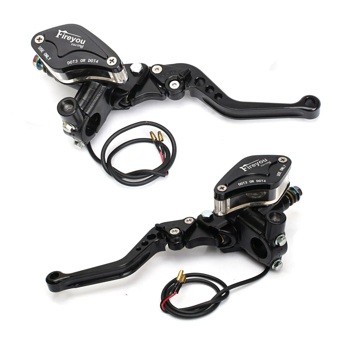 7/8 "uchwyt dźwigni hamulca motocykla hydrauliczne sprzęgło pompa hamulcowa wyścigi akcesoria uniwersalne dla HONDA Yamaha Kawasaki
