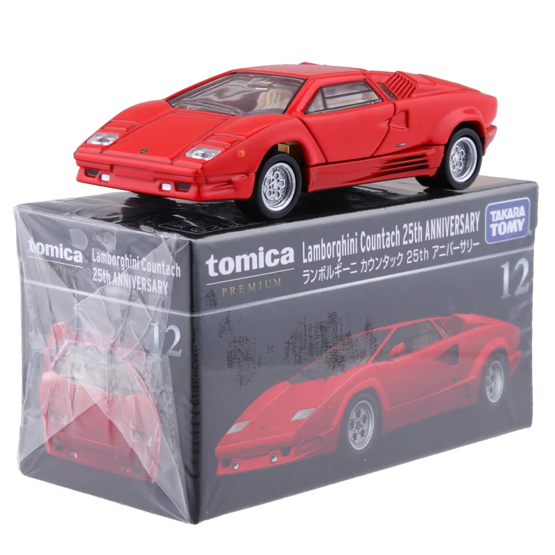 TOMY Lamborghini Countach 25th Anniversary Alloy Car Diecasts & Toy Vehicles Car Model Miniature Scale Model Car For Children