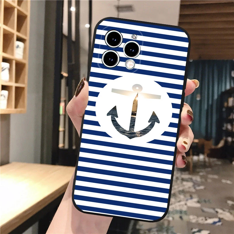 

Anchor Phone Case For iphone 17 Pro Max Air 16 15 14 13 Pro Max 15 16 Pro 15Plus