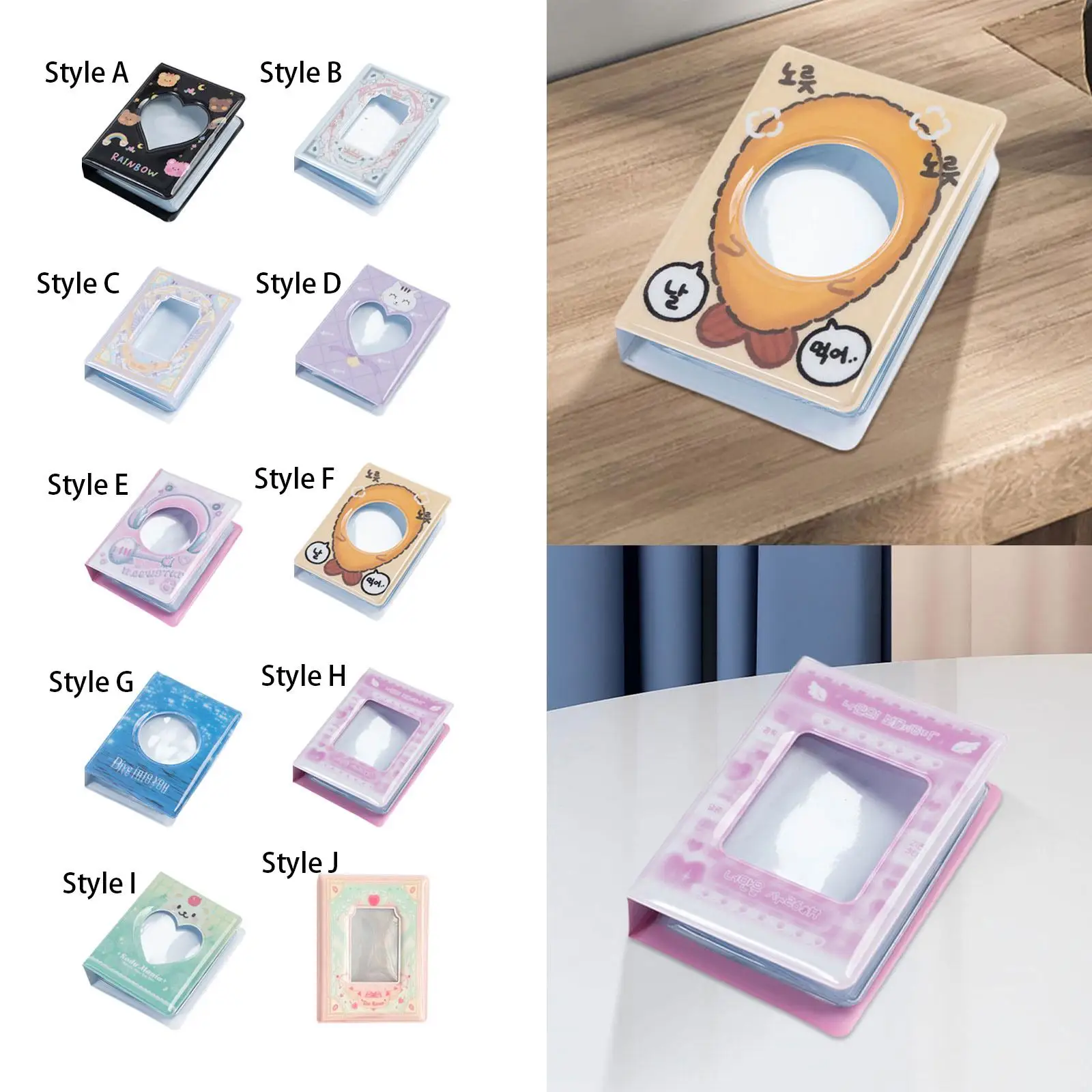 3 Inch Photo Card Holder for Collecting, Mini Album for Pictures And Cards