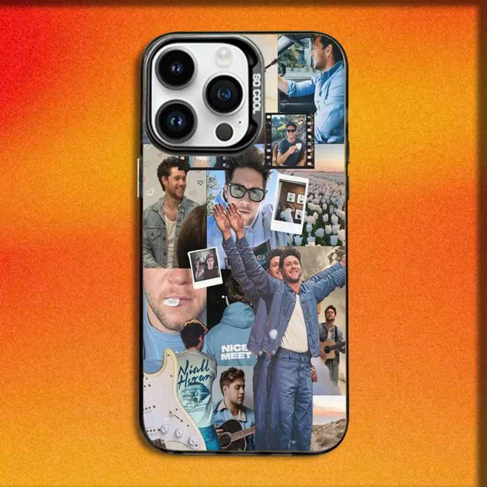 Singer N-Niall H-Horan Phone Case For iPhone 16,15,14,13,12,11,Mini,Pro,E,MAX Black Candy Matte Shockproof Cover - view 2