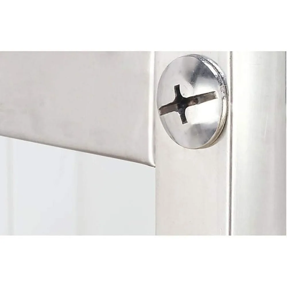 "عربة تقديم من الفولاذ المقاوم للصدأ مكونة من 3 طبقات للنبيذ والشاي - مثالية للمنزل والمطبخ وتناول الطعام في الفندق"