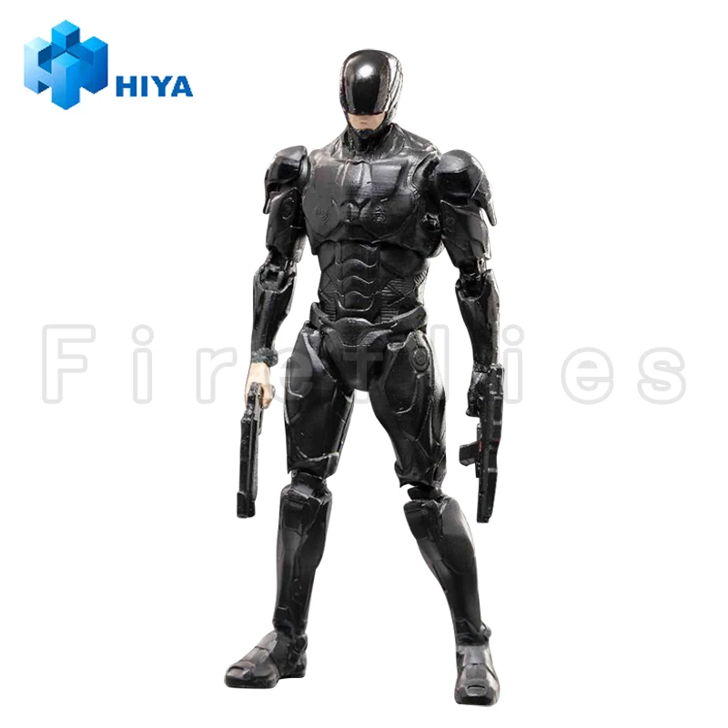 1/18 HIYA 4inch Action Figure Exquisite Mini Series 2014 Black Robocop Anime Model Toy