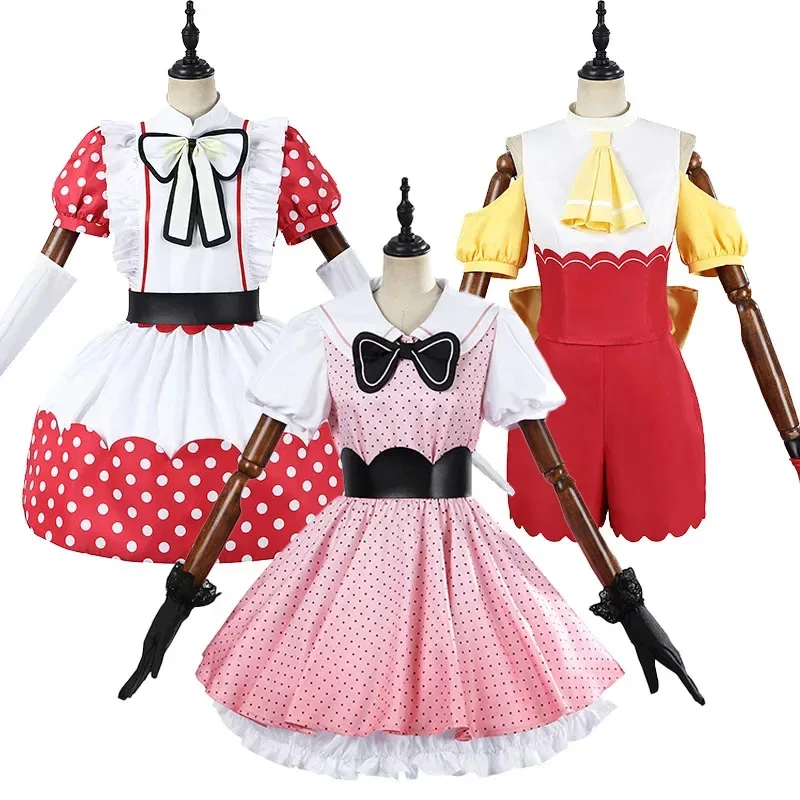 

Season 2 OSHI NO KO Cosplay Anime Hoshino Ruby Kana Mem Cho Costume Maid Dress Kana Stage Lovely Uniforms Christmas Suit