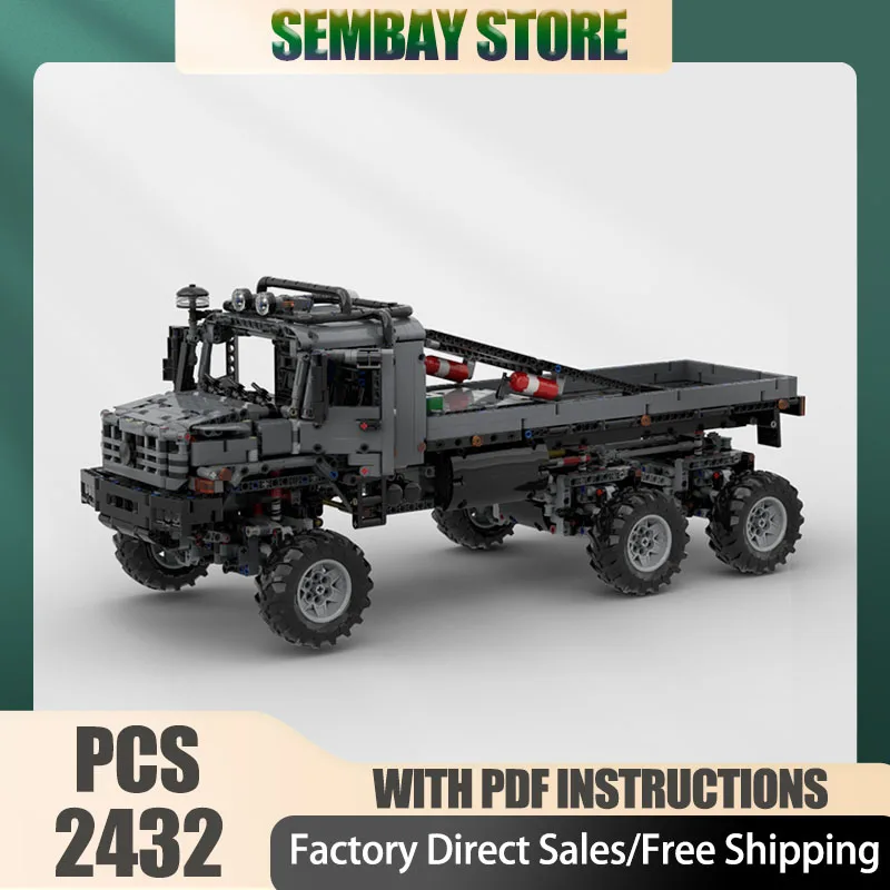 

Urban Vehicle Moc Building Bricks Modular Trial Truck Model Technology Blocks Christmas DIY Toy Construction Holiday Gifts