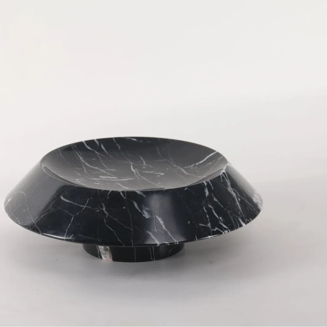 

Modern simple marble fruit plate