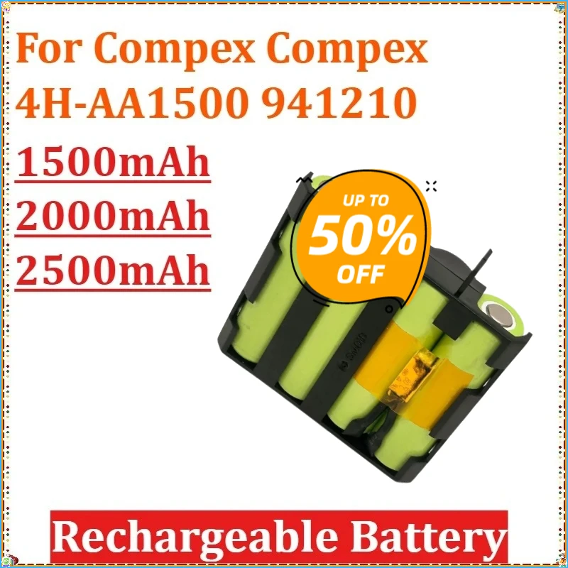 

Rechargeable Battery for Compex Compex 4H-AA1500 941210 Mi-Sport MI-Fitness Run Ner 1500mAh 2000mAh 2500mAh
