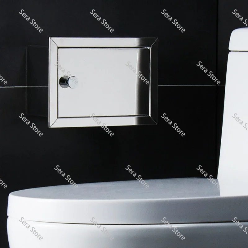 304 stainless steel into the wall type embedded single roll paper rack toilet tissue box concealed