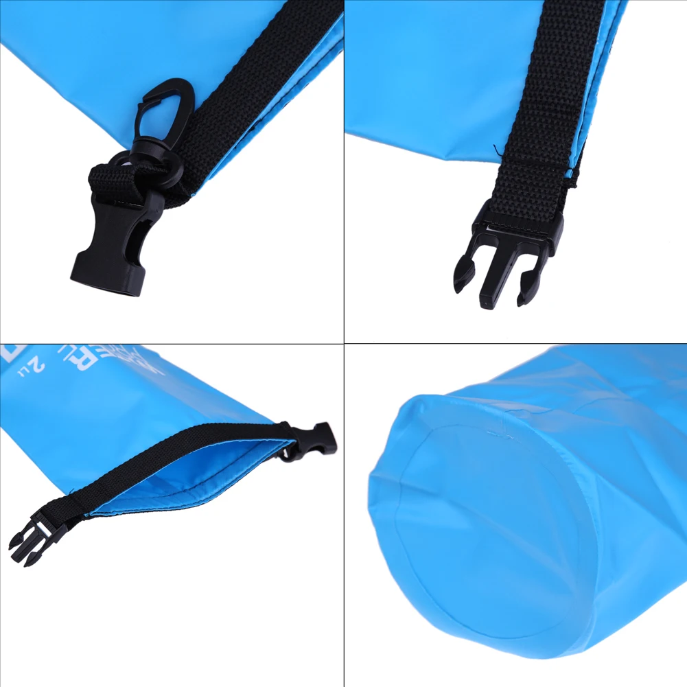 2L/3L/5L/10L/15L PVC Waterproof Dry Bag Pocket Outdoor Diving Foldable Storage Beach Swimming Bag Rafting River Ocean Backpack ﻿