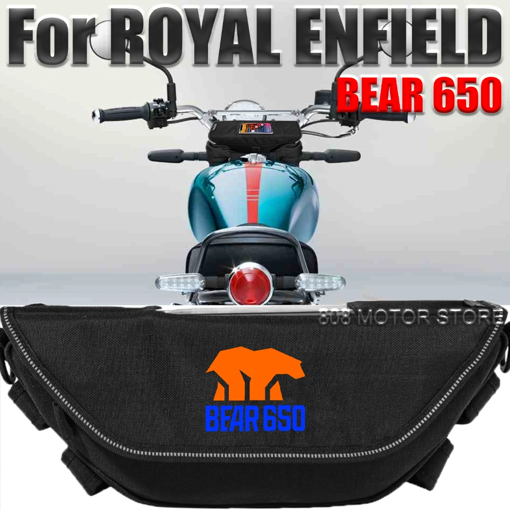 For Royal Enfield Bear 650 Motorcycle Accessories Tools Bag Waterproof and Dustproof Convenient Travel Handlebar Bag