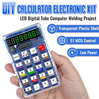 DIY Electronic Kit LED Digital Tube Calculators 51 Microcontroller Conversion DIY Soldering Projects Control Resistance
