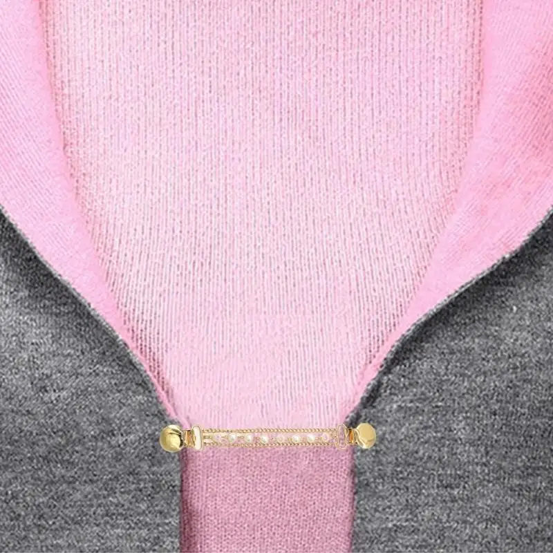 652F مقاطع طوق معدني للنساء خمر شال شال مقطع سترة دبوس مقطع بروش