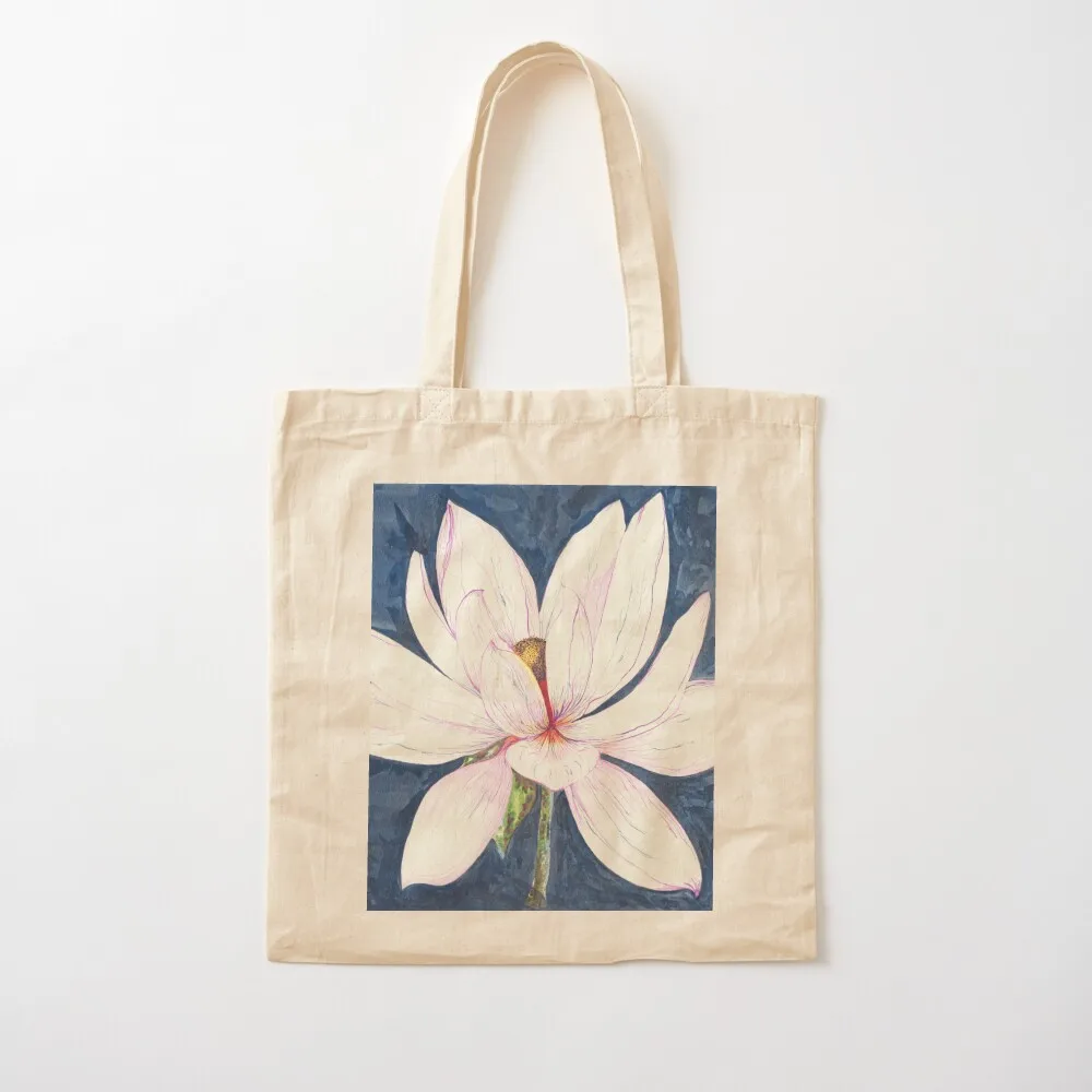 

Blue lily Tote Bag Customizable tote bag Shopper bag Canvas Tote