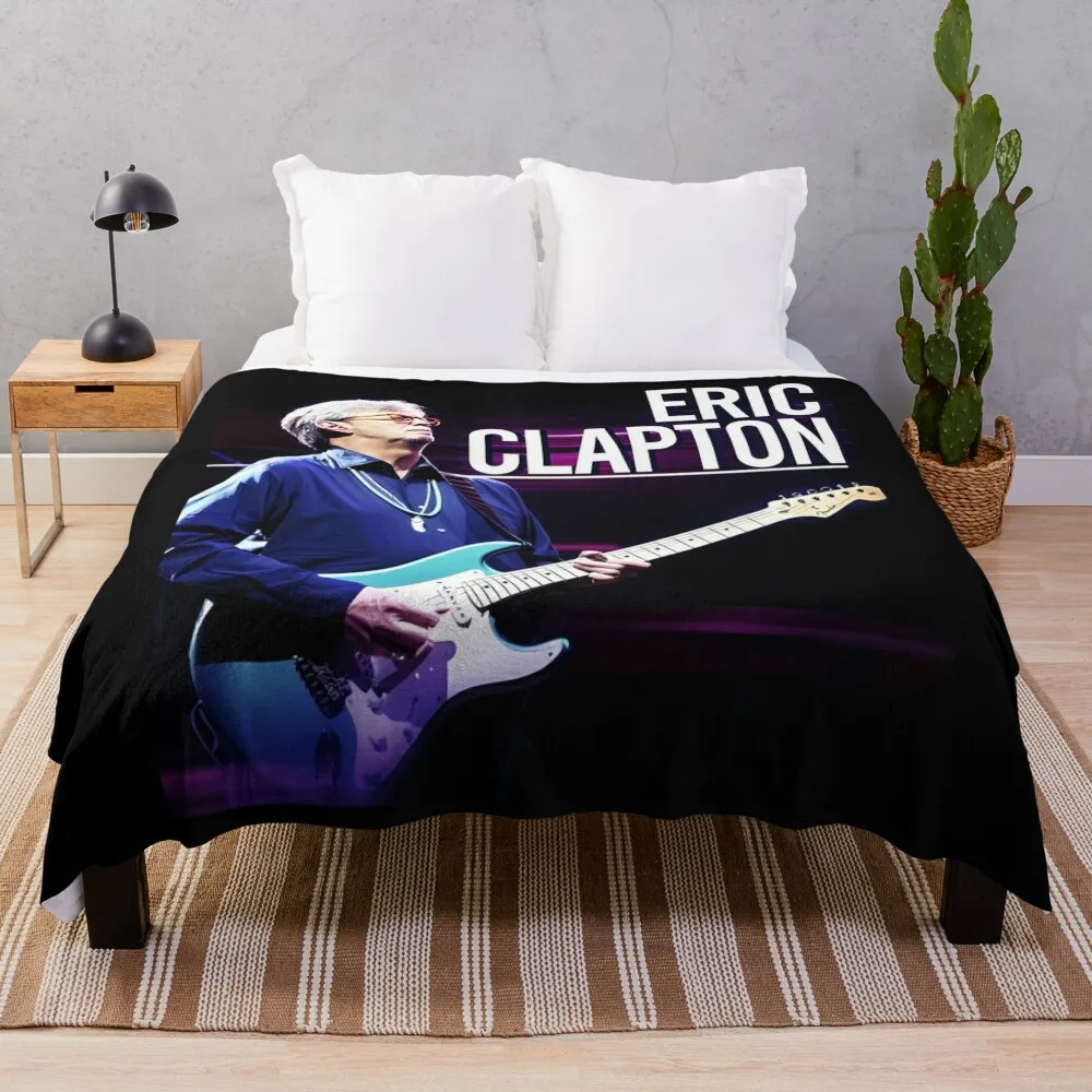 Eric Clapton Throw Blanket sofa bed funny gift Soft Big warm winter Blankets