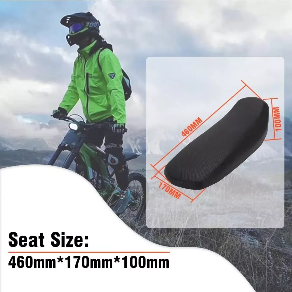 PU Leather Comfort Rear Seat Saddle Replacement Parts For Sur Ron Electric Dirt Bike E-Bike