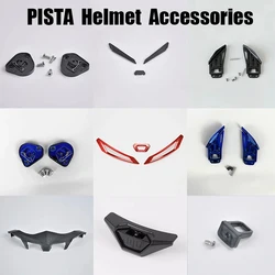 PISTA GP RR GPR Capacete Viseira, Base Lock Catch, PISTA Nose Protector, Peças de ventilação, Chin Pad, Acessórios de motocicleta