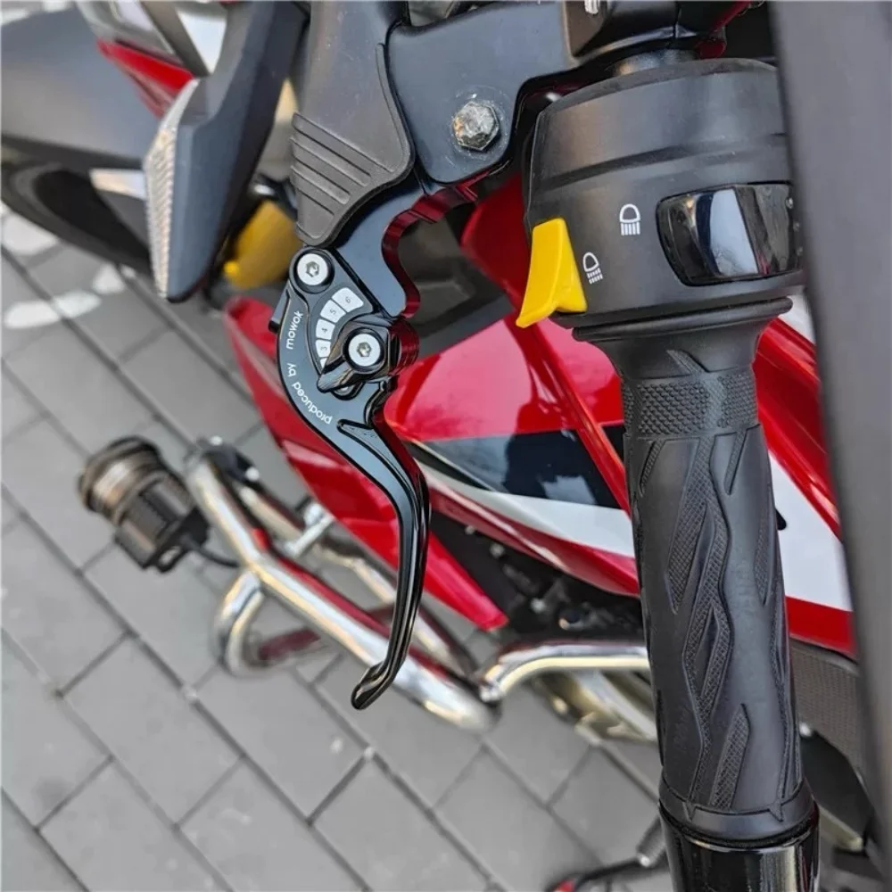 ل Haojue DR300 TR300 مخصص قصيرة إصبعين المنافسة دواسة فرامل القرن المقود رافعة الملحقات