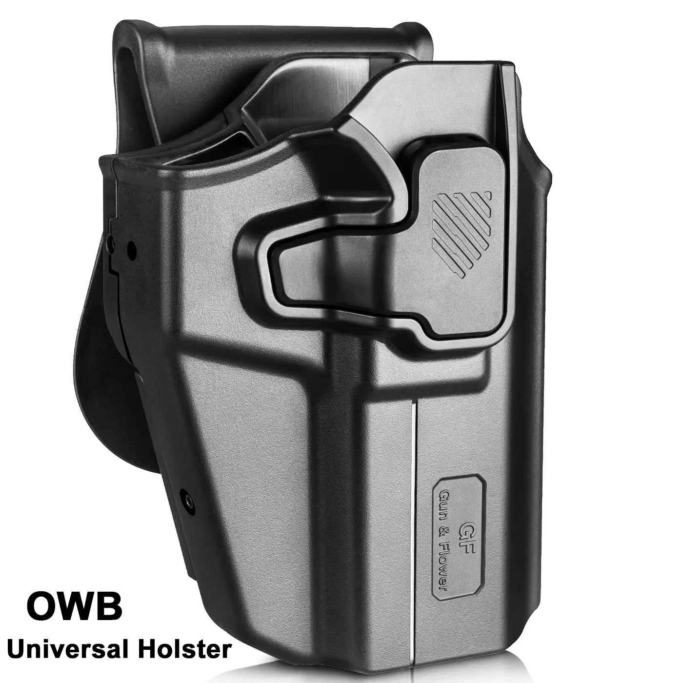 

OWB Polymer Universal Holster Tactical Holster Fits for Glock/Taurus/SW/Ruger/Springfield,Other More Than 100 Models,Right Hand