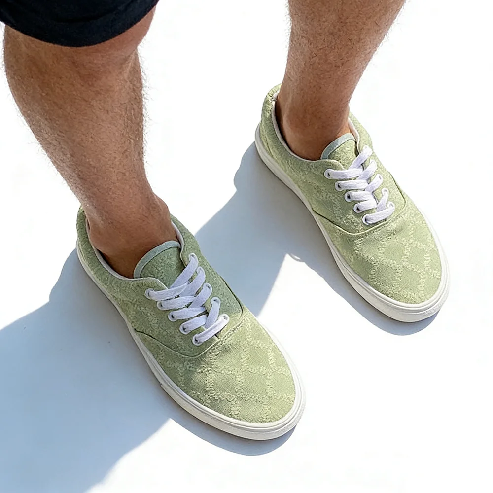 

Spring Summer Soft Loafers Men Casual Shoes Slip-On Flat Canvas Male Footwear Comfortable Daily Driving Shoes Big Size 45 DX957