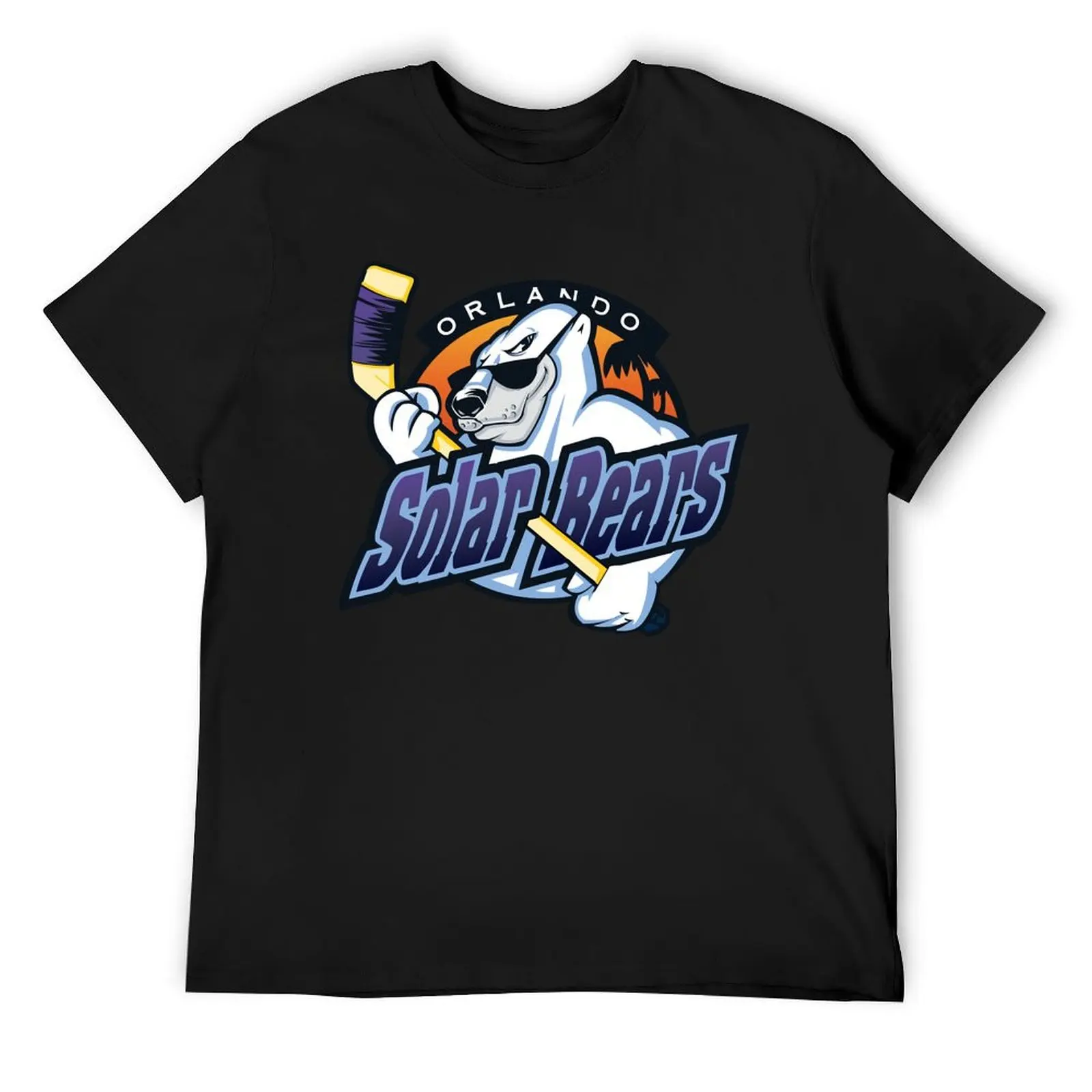 

Defunct Orlando Solar Bears IHL Hockey Team Logo T-Shirt graphic t shirt vintage man t shirt sublime mens graphic t-shirts anime