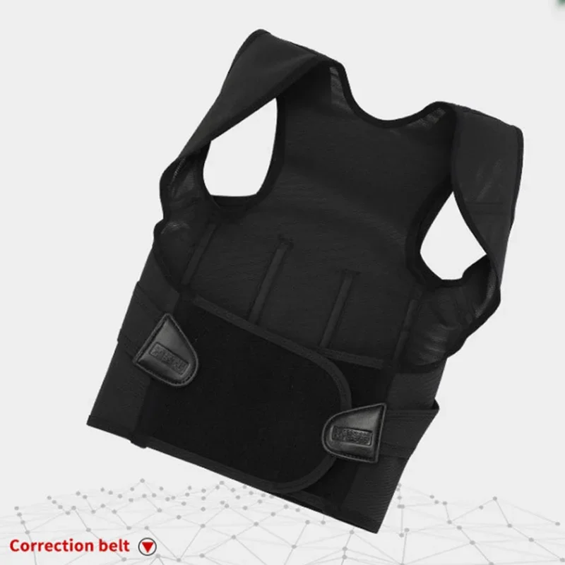 Attelle de soutien du dos pour la ration de la mauvaise posture, ceinture de posture assise invisible, prévention du bossu, chaud