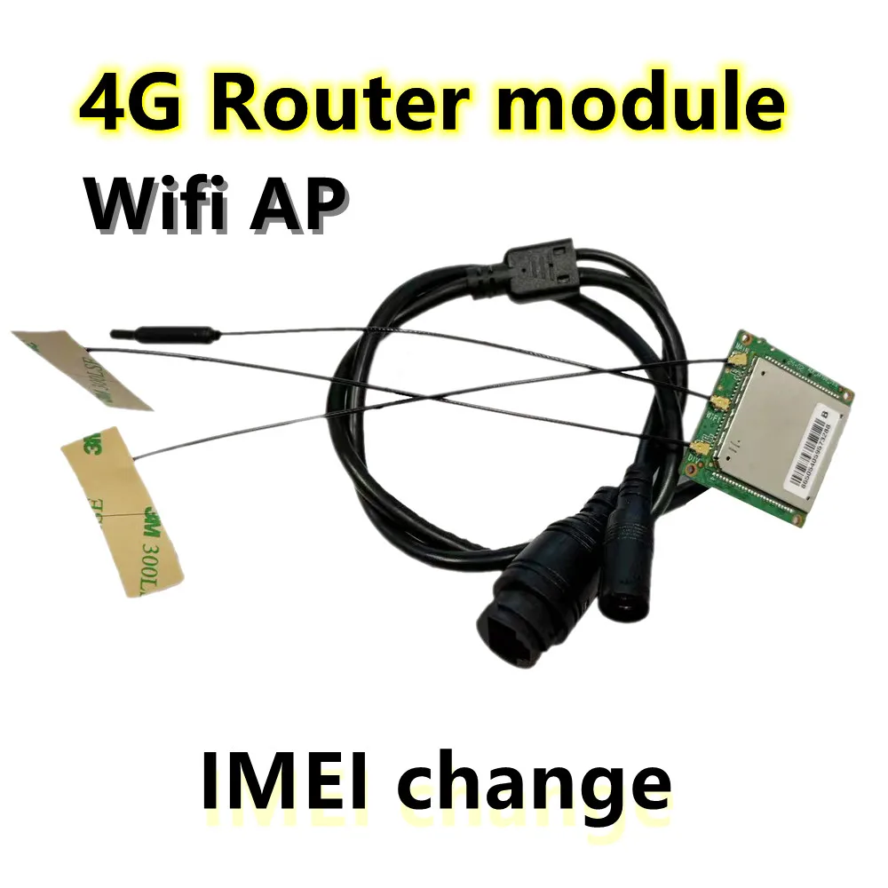 Imagem -02 - Módulo Wi-fi para Câmera ip Pcb Board Router ap Cctv Monitoramento do Cartão Sim Vigilância Mainboard 38x39m 3g 4g Af790 Af790v3t