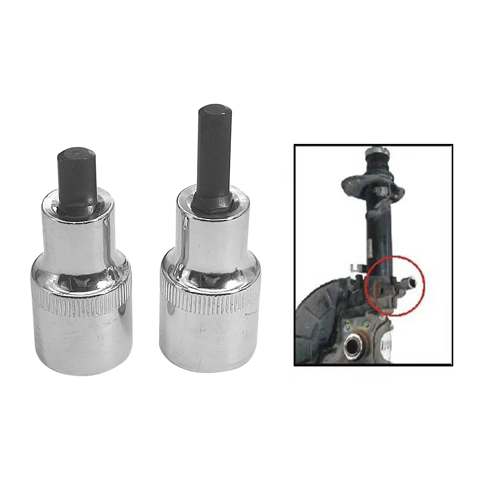 

2Pieces Suspension Socket Bit Tool 1/2" Square Drive for Audi Skoda