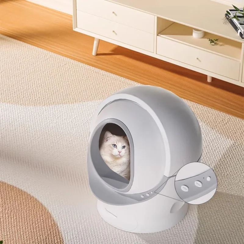 Smart Automatic Cat Toilet Training Kit Villa Bed Sandbox Tray Closed Shovel Goods Cat Bedpans Cave Petkit Pura Max Pet Products