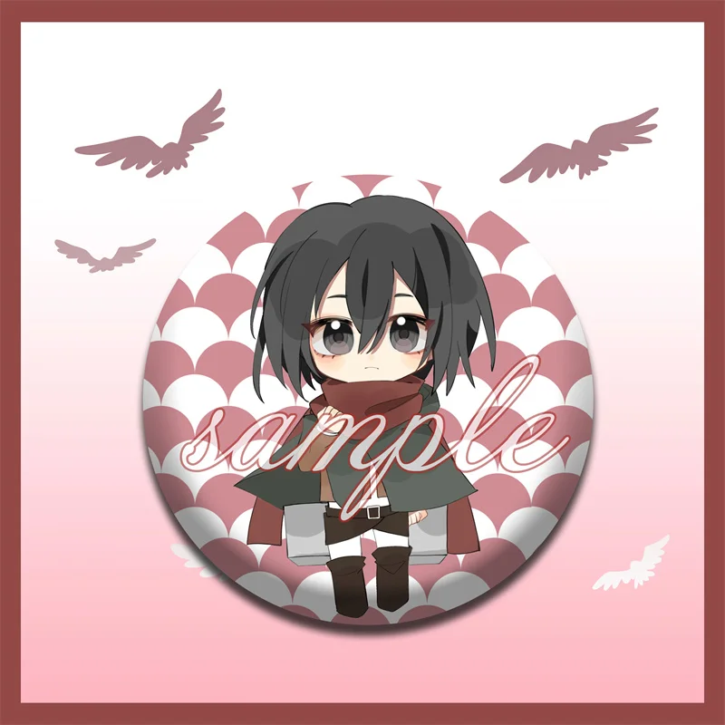 อนิเมะ shingeki NO kyojin/โจมตียักษ์ Levi Ackerman Eren Jaeger คอสเพลย์ตราโคมไฟอะคริลิก Ambitus