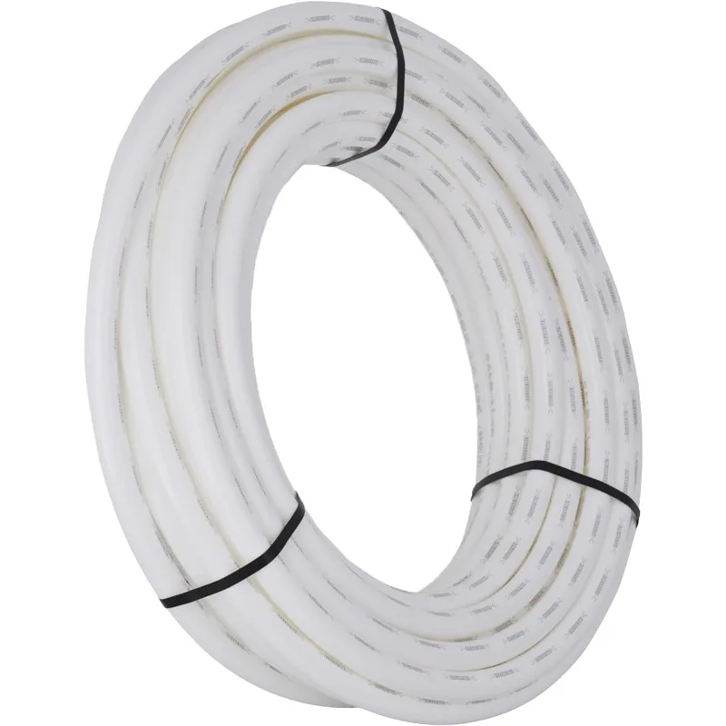 1 Inch x 100 Feet White PEX-B, PEX Pipe Flexible Water Tubing for Plumbing, U880W100