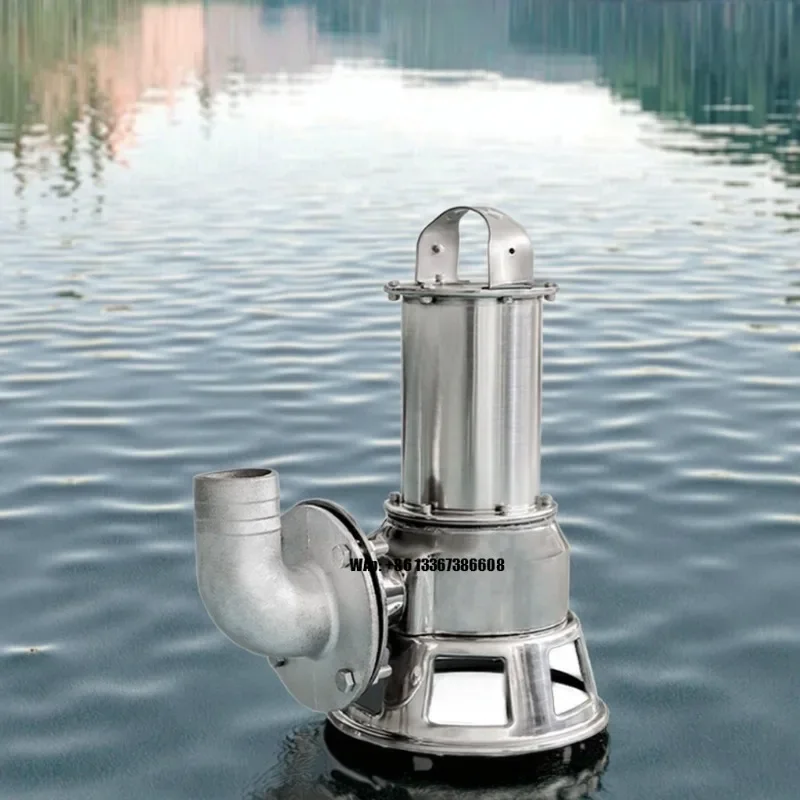 3-inch 4-kilowatt High Pressure Cast Iron Motor Sewage Pump 380V 60 M/h Flow Rate for Pumping Sewage Irrigating Farmland
