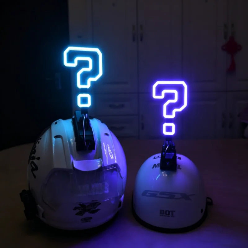 New Motorcycle Helmet Luminous Decor Strips LED Light, Night Riding Mod Accessories, Helmet Glowing Decoration Sticker