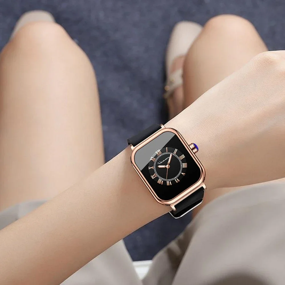 VA VA VOOM Business Leisure 2392 Waterproof Silicone Strap Women Watches Temperament Quartz Watches for Women relogio feminino