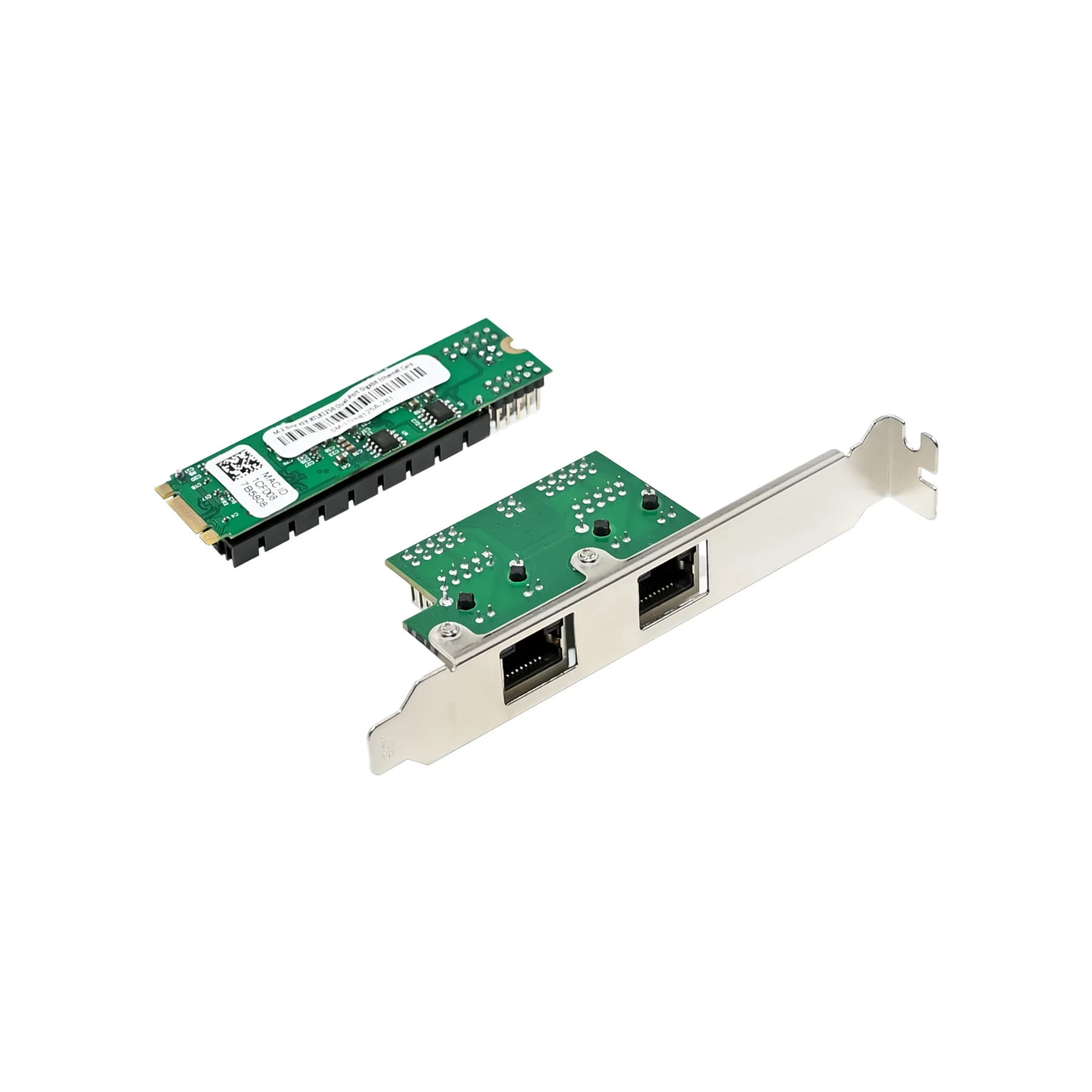 SUNWEIT ST7371 M.2 B=M RTL8125B 3,5W Dual-RJ45 10/100/1000/2.5GM Bekabelde netwerkadapter Interne desktop NIC-voorraad