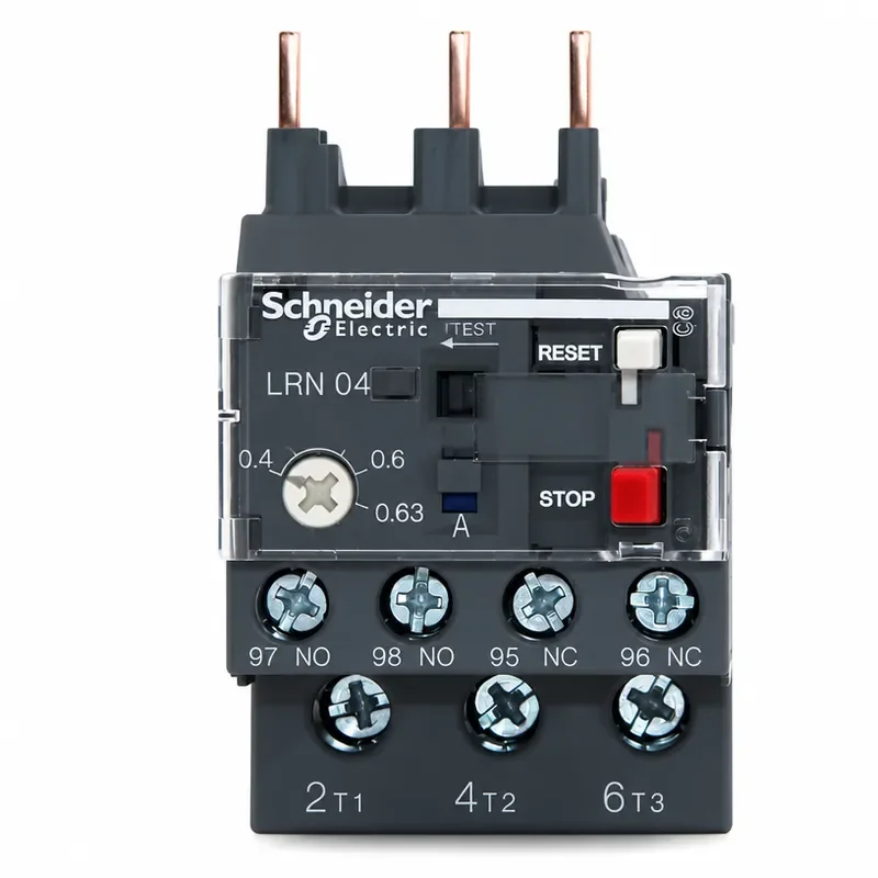 Original Schneider Electric Motor Protection Device LRE04N 0.4-0.63A Update To LRN04N Thermal Overload Relay Contactor