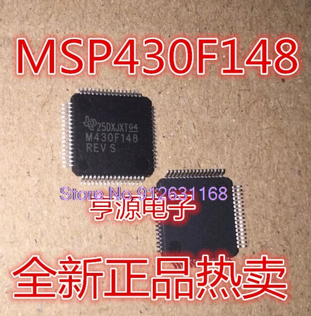 

10PCS/LOT M430F148 MSP430F148IPMR MSP430F148 QFP64