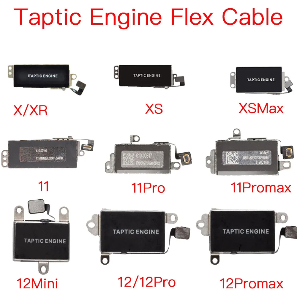 Taptic Engine For iPhone X XR XS 11 12 Mini Pro Max Vibrator Vibration Motor Flex Cable Repair Replacement