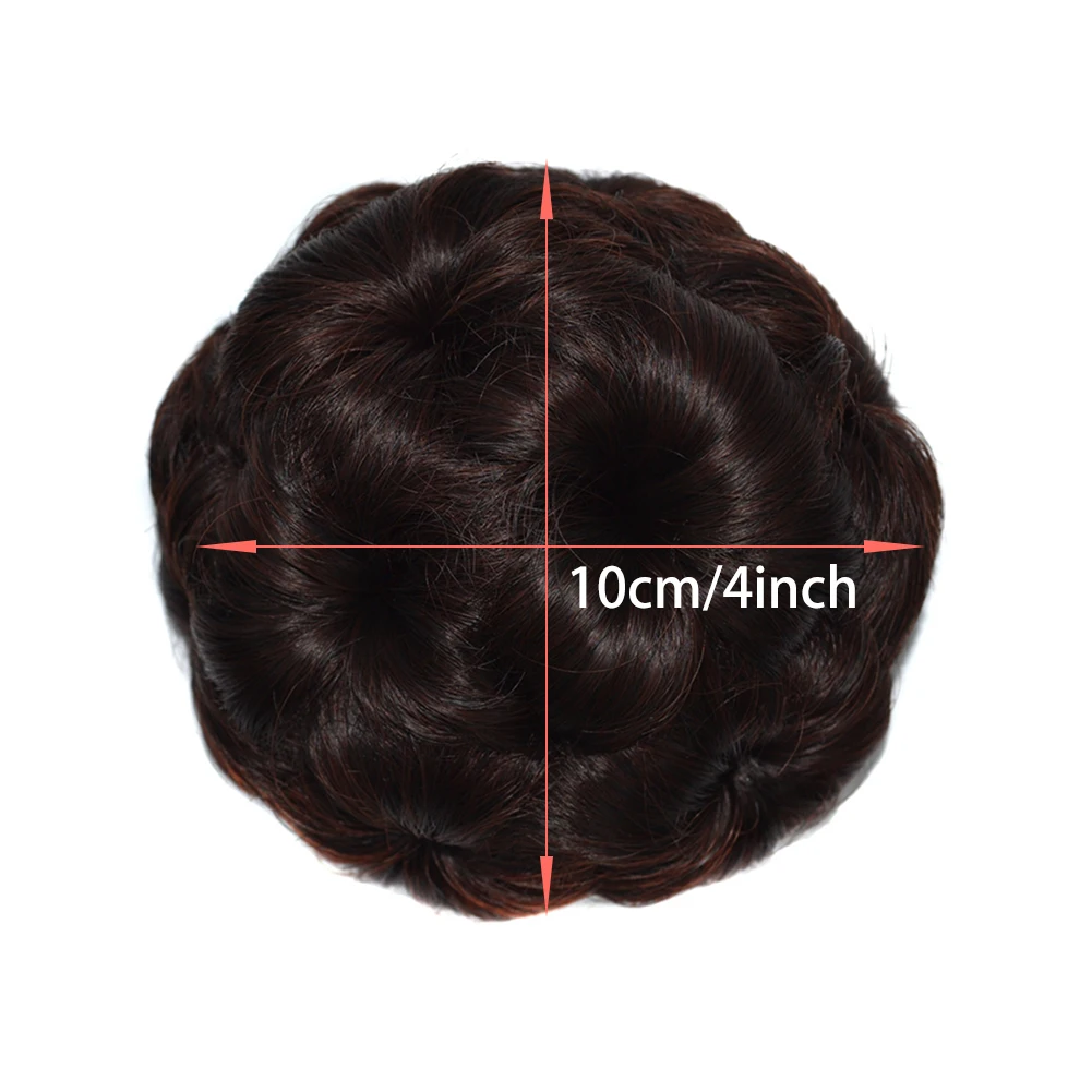 Belle Show Synthetic Hair Bun High Temperature Fiber Chignon Nine Flowers Chignon Donut Clip in Hair Bun For Women