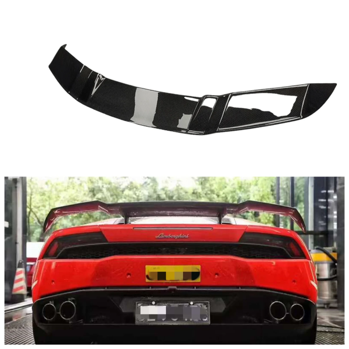 

Для Lamborghini LP610 LP580 EVO обновляет M-стиль сухой задний спойлер из углеродного волокна