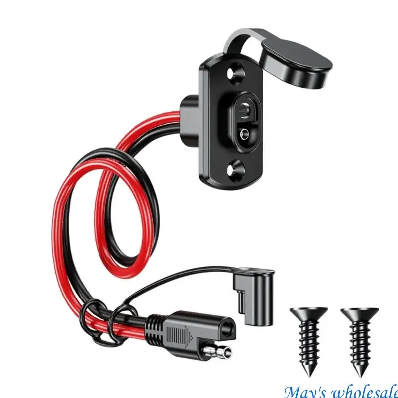 موصلات سريعة تسخير محولات SAE مقاوم للماء ذكر إلى أنثى كابل المقبس كابل بطارية السيارة للدراجات النارية جرارات السيارات 448A