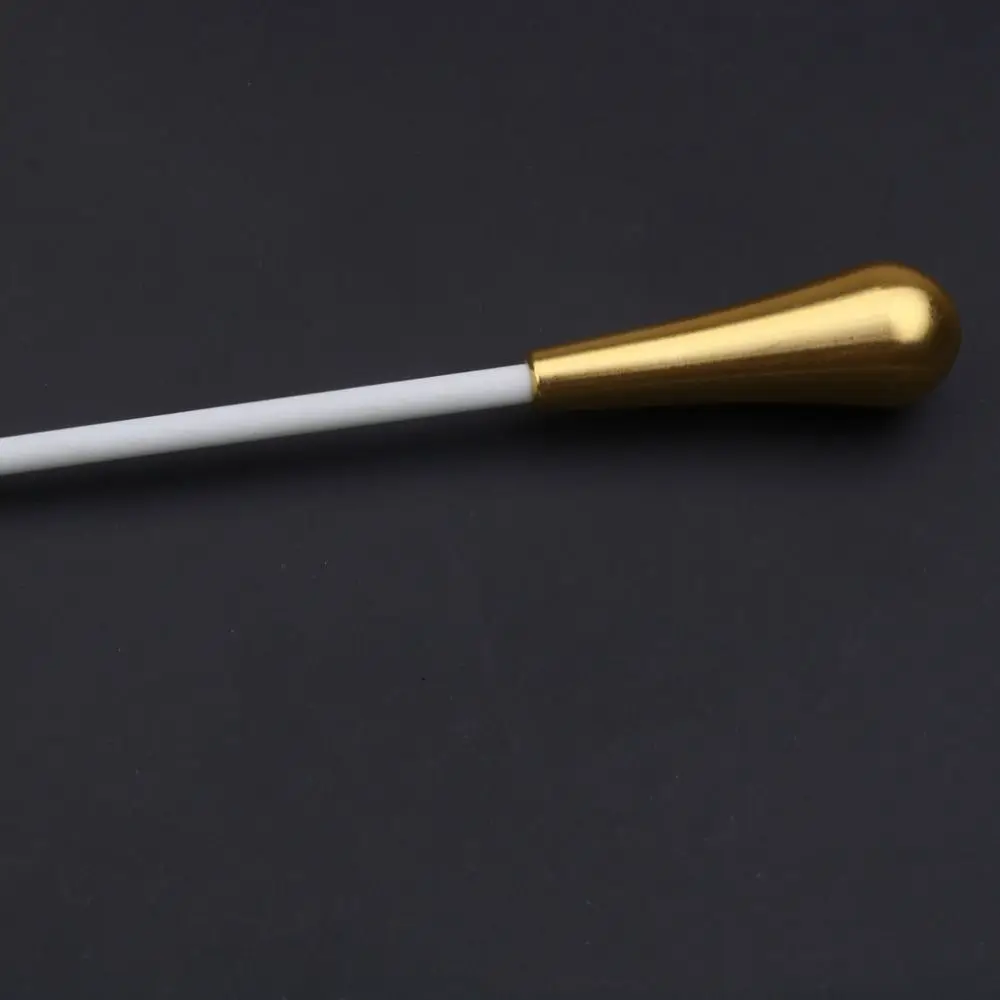 Metal Handle Band Conducting Baton Stage Preformance Smooth Touch Musical Conductors Batons Lightweight Gold Silver