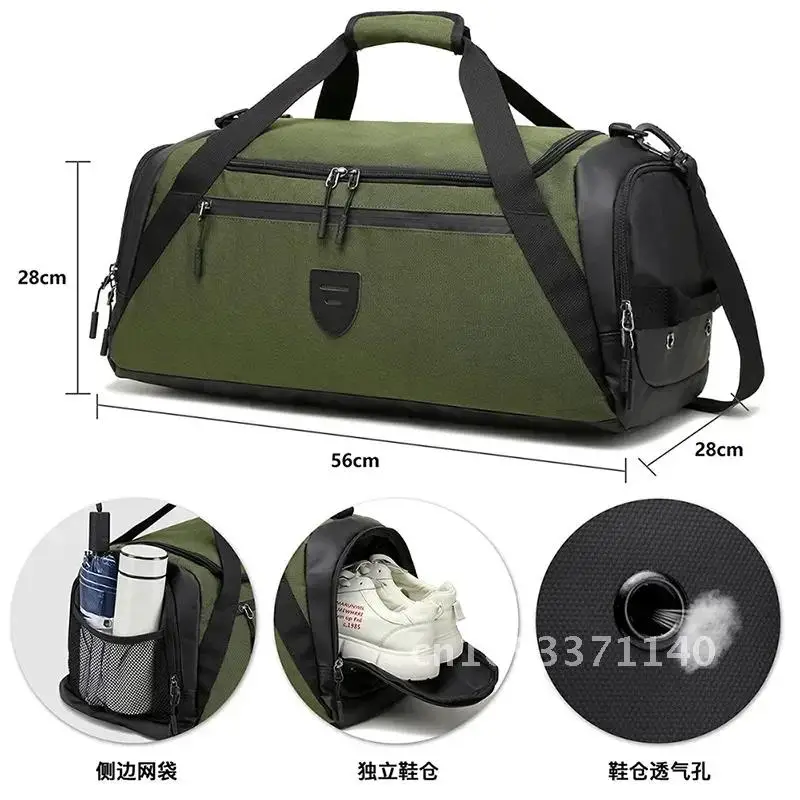 Travel Bag for Men Weekend Gym Duffle Tote Bag 2024 New Traveling Black Hand Gray Bag Sports Boston Khaki Large Big Green Bag