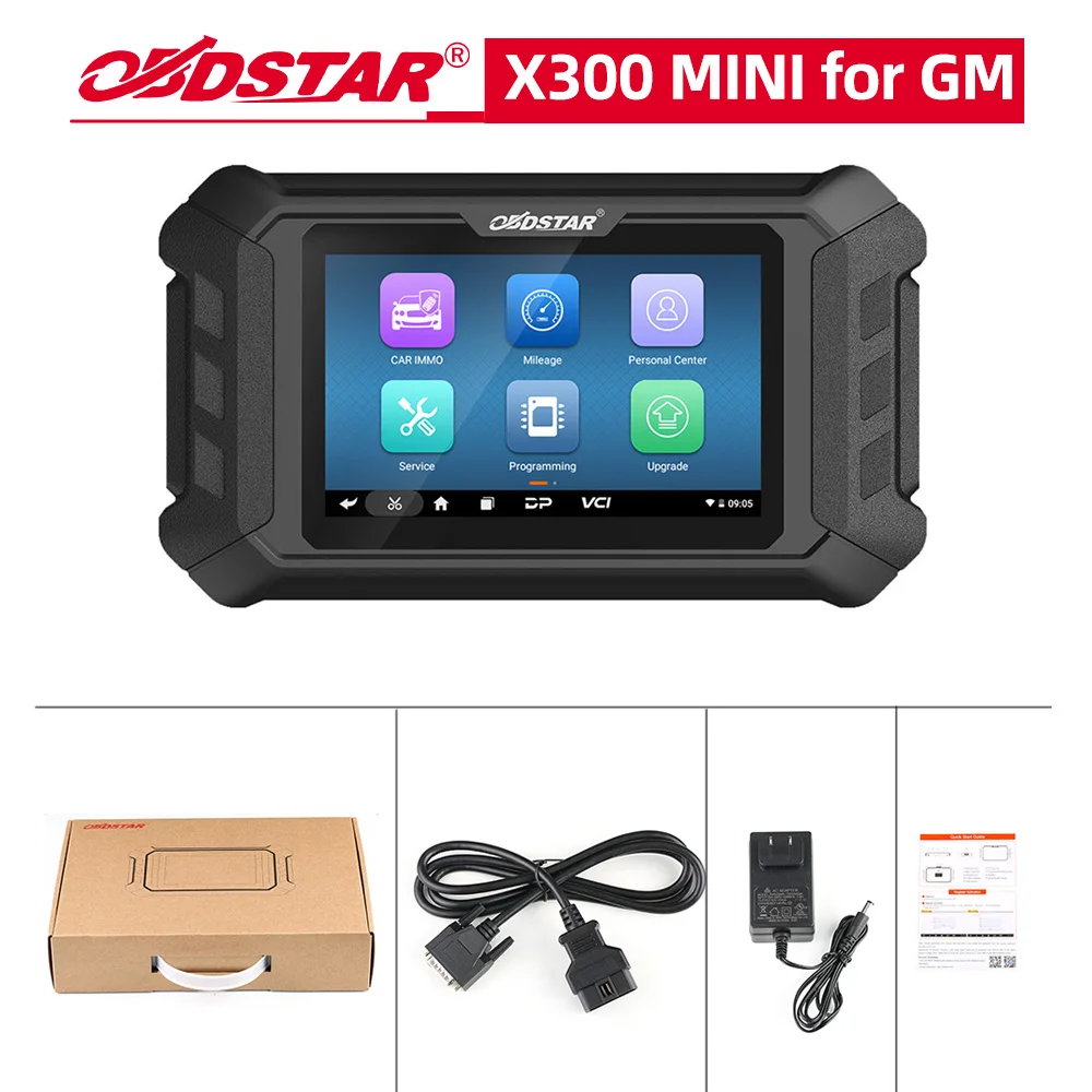 

OBDSTAR X300 MINI for GM Supports Key Programming / Cluster Calibration / Oil / Service Reset and OBDII Diagnosis