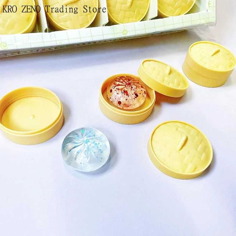 🔝Crystal Bun Cute Mini Soup Dumpling Shaped Stress-relief Squeeze Toy, Venting Office Prank Toy, Slow Rebound, Fun Gift✨ view 5